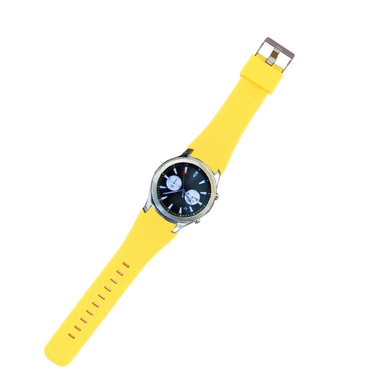 For Samsung Gear S3 Classic Smart Watch Silicone Watchband, Length: about 22.4cm жовтий
For Samsung Gear S3 Classic Smart Watch Silicone Watchband, Length: about 22.4cm жовтий