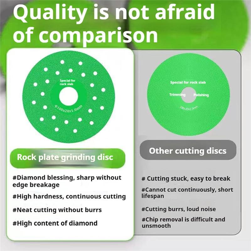 AB34-3PC Diamond Chamfered Saw Blades For Cutting And Grinding Tile And Marble,4In Glass Cutting Disc 1Mm,For Angle Grinders зелений
AB34-3PC Diamond Chamfered Saw Blades For Cutting And Grinding Tile And Marble,4In Glass Cutting Disc 1Mm,For Angle Grinders зелений