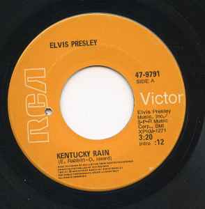 7inch Record ELVIS PRESLEY Kentucky Rain My Little Friend 479791 RCA Victor 1970 Canada Rock Used
7inch Record ELVIS PRESLEY Kentucky Rain My Little Friend 479791 RCA Victor 1970 Canada Rock Used
