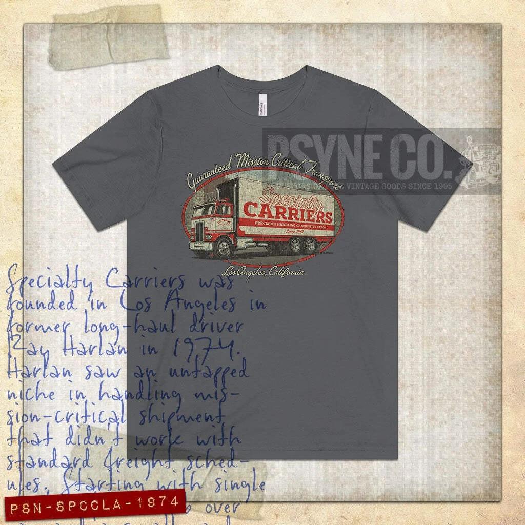 Specialty Carriers Los Angeles 1974 Vintage Men s T shirt XL
Specialty Carriers Los Angeles 1974 Vintage Men s T shirt XL