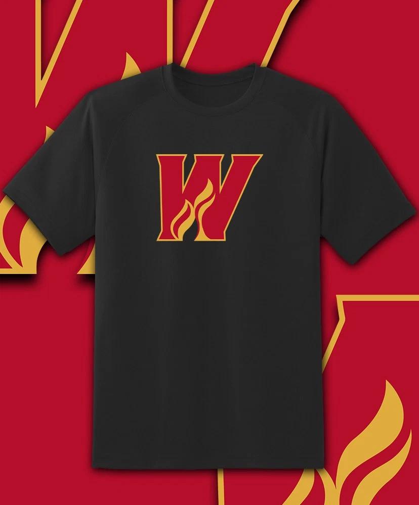 Calgary Wranglers Team logo shirt Adult and Youth Sizes S-6XL Tracking!! L
Calgary Wranglers Team logo shirt Adult and Youth Sizes S-6XL Tracking!! L