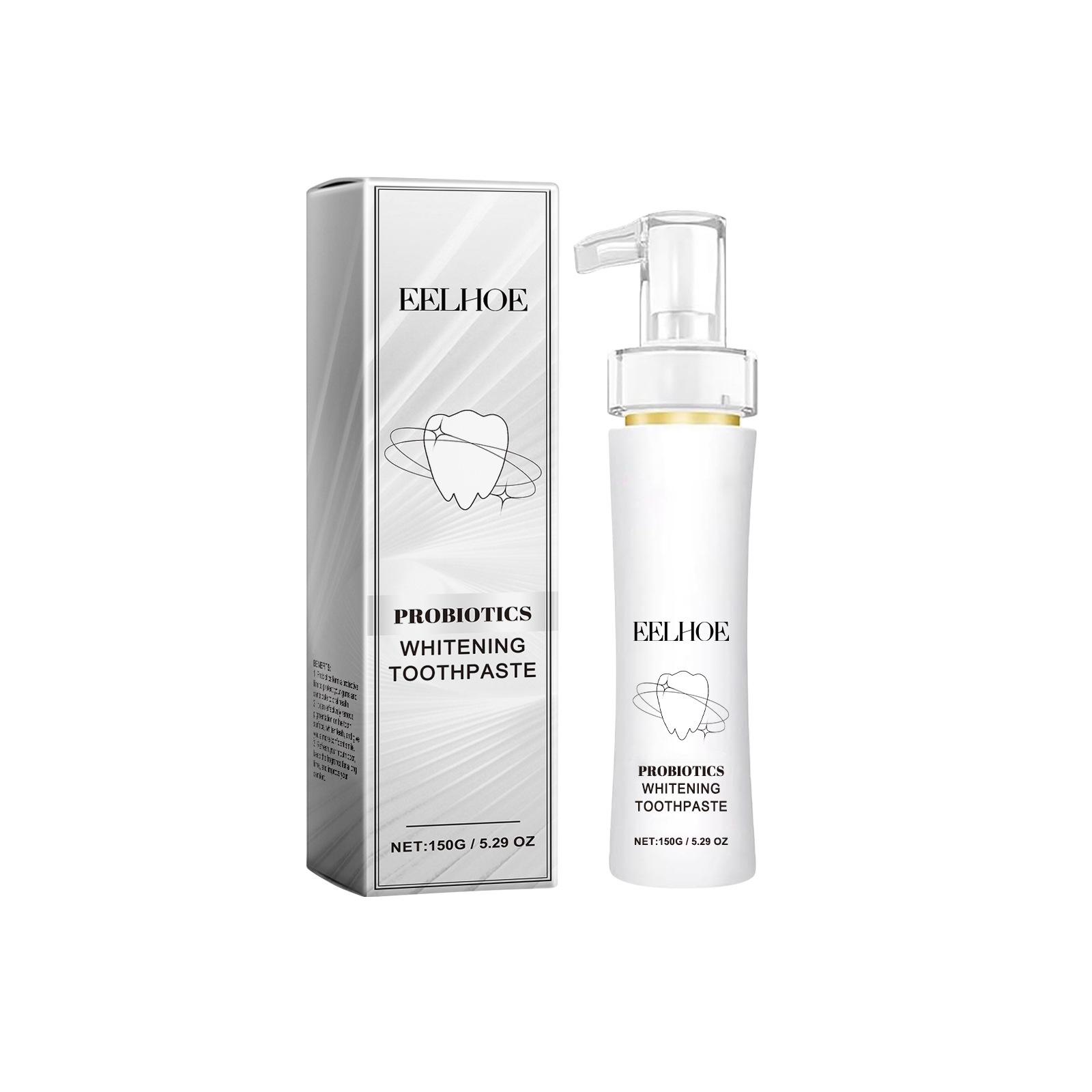 Eelhoe очищает зубы от пятен, удаляет дыхание, освежает зубы, отбеливает зубы, мусс, гигиена полости рта, мусс, пена, портативная зубная паста для путешествий, 150 мл 150g
Eelhoe очищает зубы от пятен, удаляет дыхание, освежает зубы, отбеливает зубы, мусс, гигиена полости рта, мусс, пена, портативная зубная паста для путешествий, 150 мл 150g