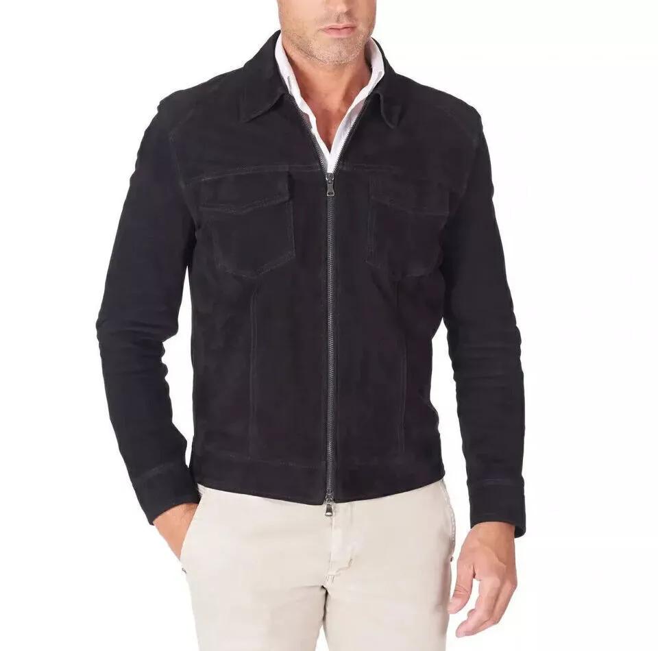 Новая мужская байкерская мотоциклетная куртка ручной работы из натуральной черной кожи замши ягненка 3XL чёрный
Новая мужская байкерская мотоциклетная куртка ручной работы из натуральной черной кожи замши ягненка 3XL чёрный