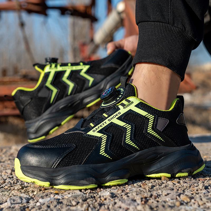 Rotating Button Safety Shoes Men Steel Toe Safety Shoes Breathable Work Shoes Protective Lightweight Slip On Black Work Sneakers 37 чёрный
Rotating Button Safety Shoes Men Steel Toe Safety Shoes Breathable Work Shoes Protective Lightweight Slip On Black Work Sneakers 37 чёрный