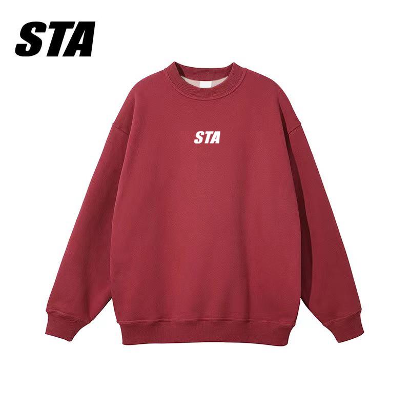 STA Unisex Loose Casual Hip Hop Round Neck Sweatshirt for Spring/Autumn XXL вина червоного кольору
STA Unisex Loose Casual Hip Hop Round Neck Sweatshirt for Spring/Autumn XXL вина червоного кольору