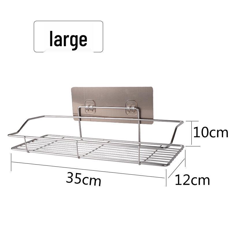 Настенная угловая полка для душа и кухни из нержавеющей стали
Настенная угловая полка для душа и кухни из нержавеющей стали