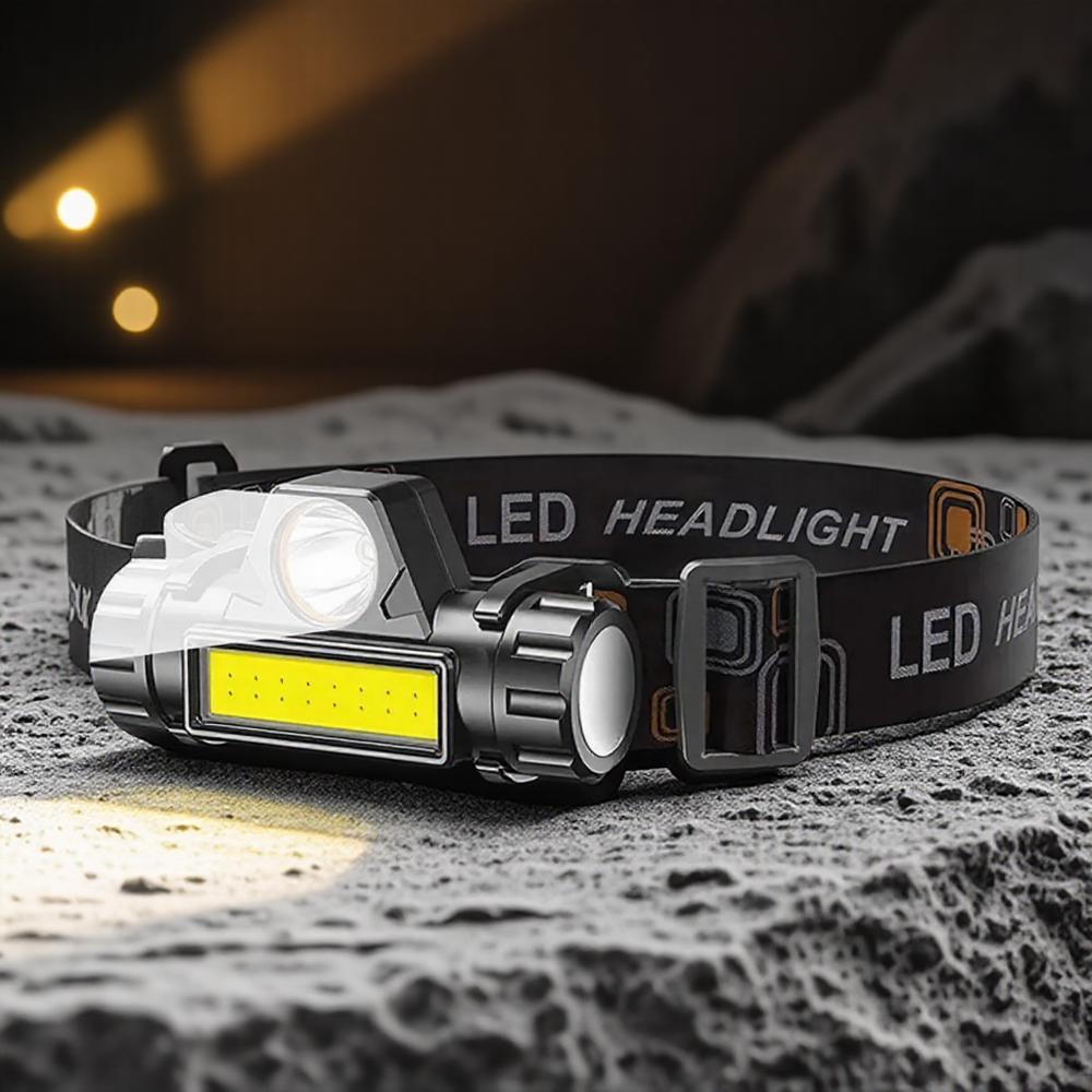 Outdoor High Brightness Night Fishing Headlamp Magnetic Work Light LED Headlight Dual Light Source COB USB Charging чорний
Outdoor High Brightness Night Fishing Headlamp Magnetic Work Light LED Headlight Dual Light Source COB USB Charging чорний