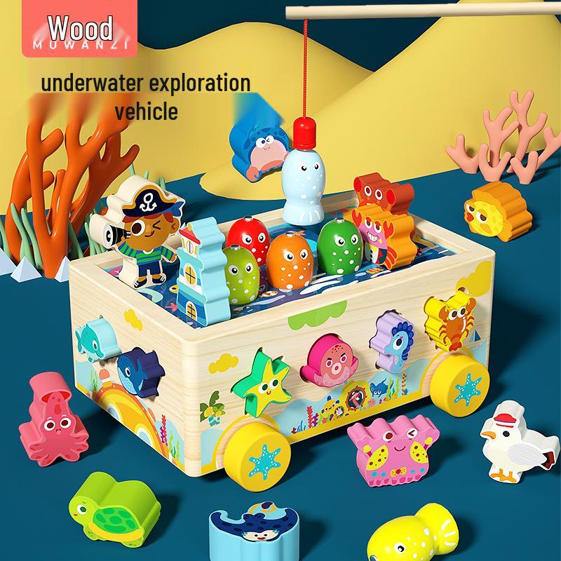 Multifunctional Wooden Magnetic Fishing & Sea Animal Shape Matching Puzzle for Children
Multifunctional Wooden Magnetic Fishing & Sea Animal Shape Matching Puzzle for Children