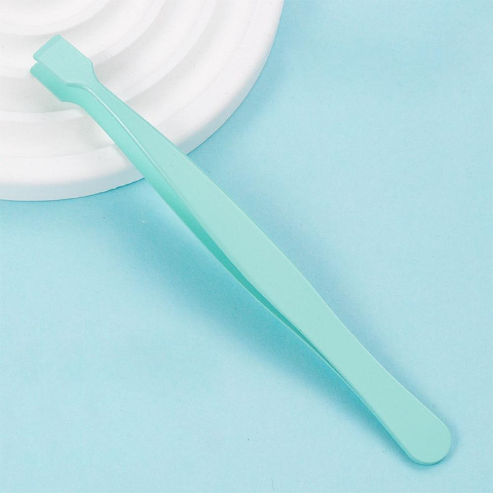 New Large Flat Clamp Head Eyelash Tweezer Stainless Steel Black Color Curved Tweezers Clip 45 Degree Curved Durable Makeup Tool зелений
New Large Flat Clamp Head Eyelash Tweezer Stainless Steel Black Color Curved Tweezers Clip 45 Degree Curved Durable Makeup Tool зелений