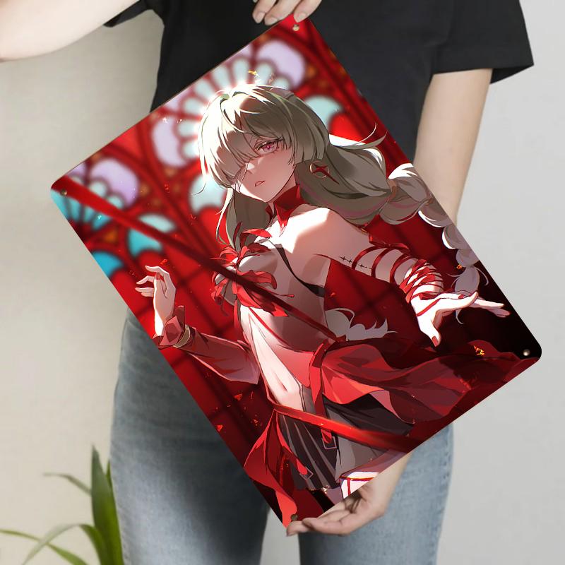 Anime Girl Metal Wall Art Custom Printed Decorative Iron Painting for Home Decoration 7.9x11.8In(20x30cm)
Anime Girl Metal Wall Art Custom Printed Decorative Iron Painting for Home Decoration 7.9x11.8In(20x30cm)