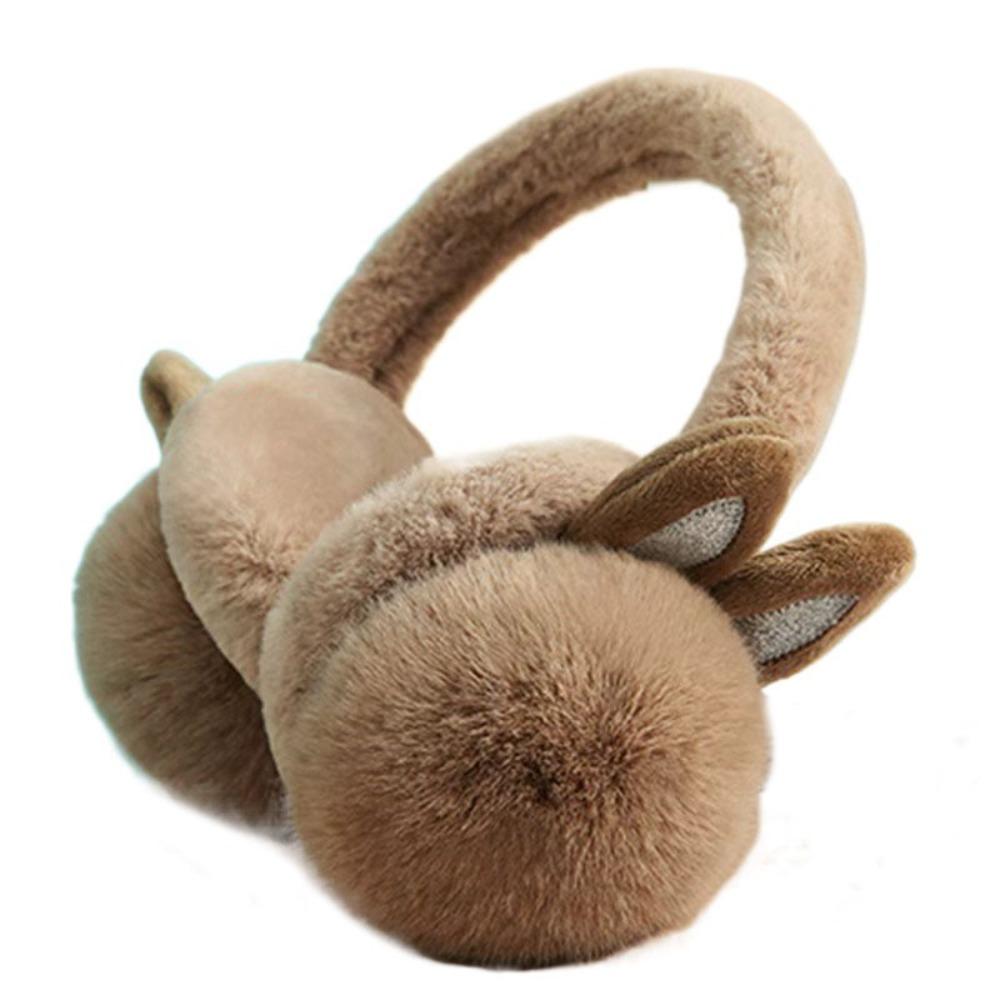 Потовщені зимові навушники з кролячими вушками, захист від холоду, закриття вух, милі жіночі навушники-клапани, зимові теплі коричневий
Потовщені зимові навушники з кролячими вушками, захист від холоду, закриття вух, милі жіночі навушники-клапани, зимові теплі коричневий