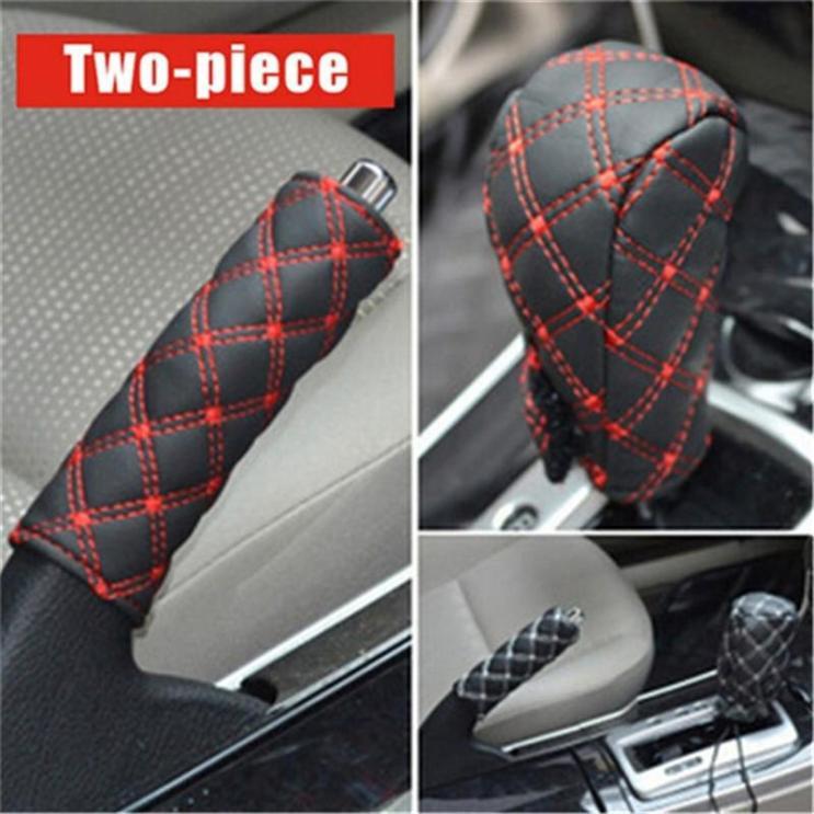 VP 2PCS Auto Decoration Gear Set Handbrake Shift Cover Protectors Grid Microfiber Car Accessory
VP 2PCS Auto Decoration Gear Set Handbrake Shift Cover Protectors Grid Microfiber Car Accessory