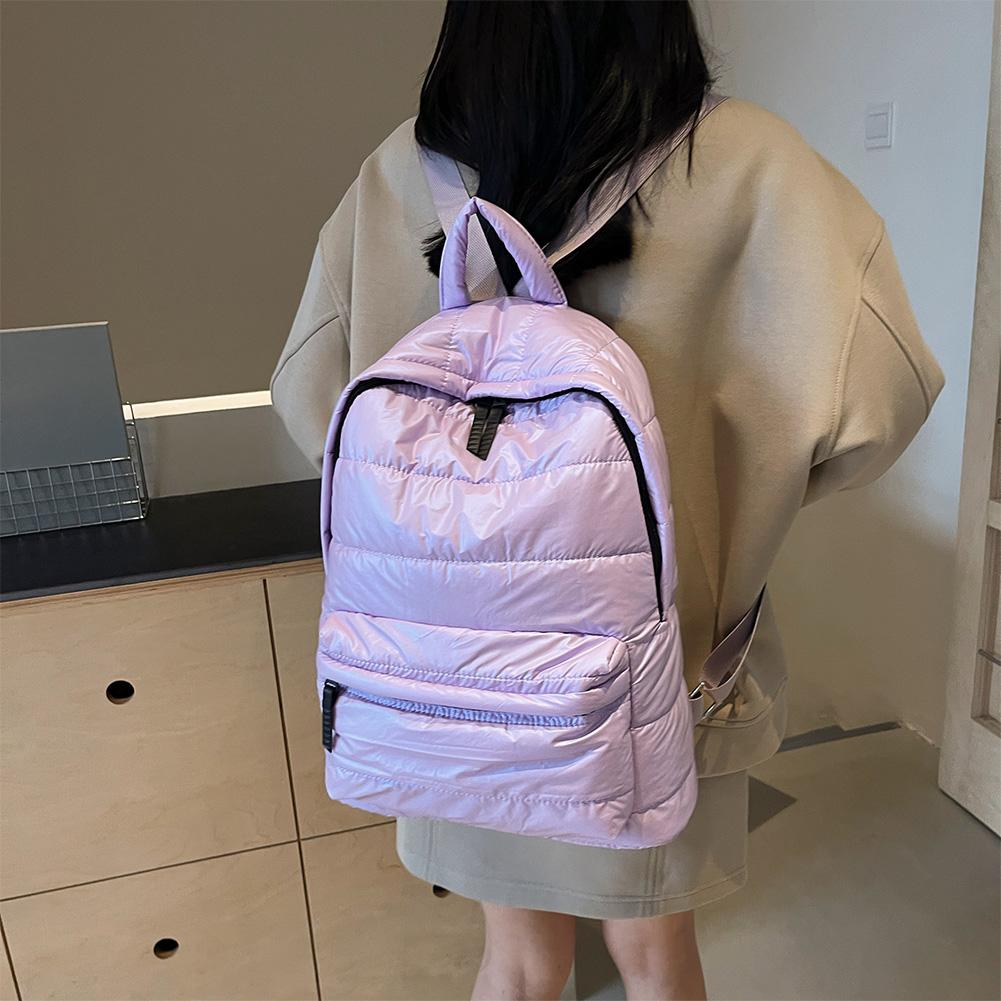 Winter Puffer Students School Bags Large Capacity Down Padded Backpack Solid Color Casual Bookbag Adjustable Strap Teen Rucksack фіолетовий
Winter Puffer Students School Bags Large Capacity Down Padded Backpack Solid Color Casual Bookbag Adjustable Strap Teen Rucksack фіолетовий