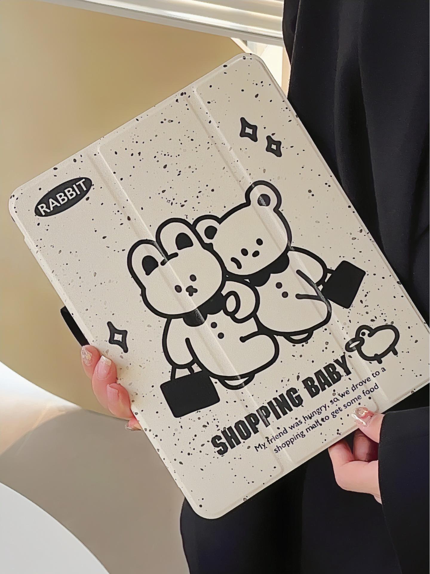 Three-fold Ink Splash Rabbit Bear iPad Case for iPad Mini 6 and iPad Pro 2025 Series iPad mini 6/7 (8.3-inch)
Three-fold Ink Splash Rabbit Bear iPad Case for iPad Mini 6 and iPad Pro 2025 Series iPad mini 6/7 (8.3-inch)