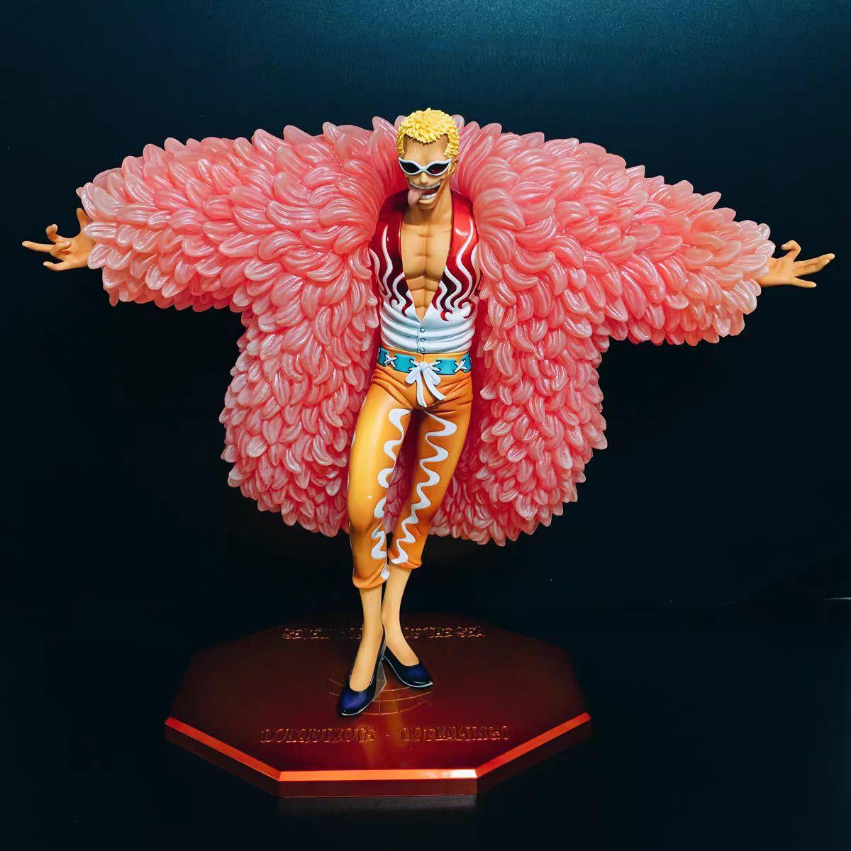 26cm One Piece Anime Figures Oka Shichibukai Donquixote Doflamingo Action Figure PVC Statue Model Toys Doll Birthday Gift
26cm One Piece Anime Figures Oka Shichibukai Donquixote Doflamingo Action Figure PVC Statue Model Toys Doll Birthday Gift