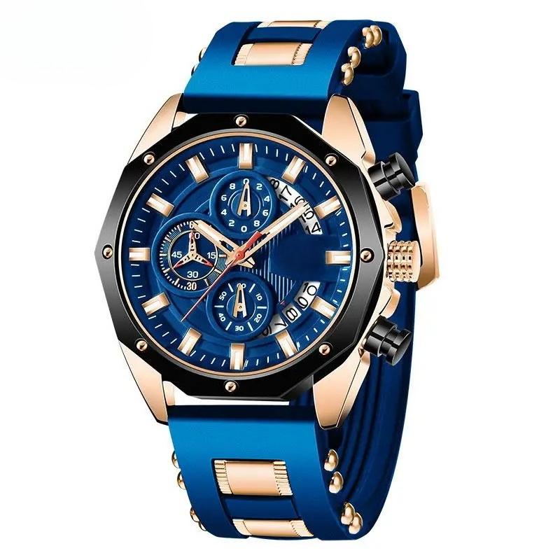 Fashion Men Watches Top Brand Luxury Silicone Sport Watch Men Quartz Date Clock Waterproof Wristwatch Chronograph Clock Man
Fashion Men Watches Top Brand Luxury Silicone Sport Watch Men Quartz Date Clock Waterproof Wristwatch Chronograph Clock Man