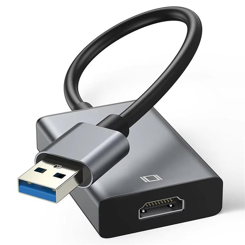 Кабель-адаптер USB 3.0 на HDMI HD 1080P Внешний видеодисплей Совместим для настольного ПК, ноутбука, монитора, телевизора 2m серый
Кабель-адаптер USB 3.0 на HDMI HD 1080P Внешний видеодисплей Совместим для настольного ПК, ноутбука, монитора, телевизора 2m серый