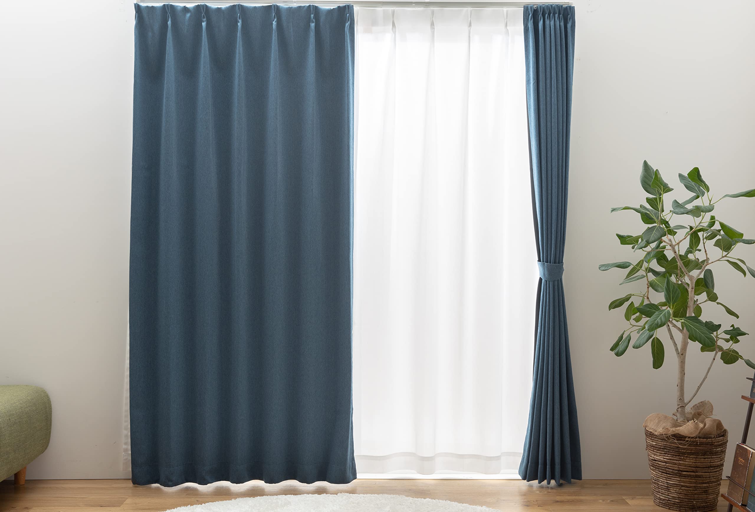 Univer Drape Level 2 Shape 100cm Wide x 178cm Set of Canal Curtains, Blackout, Memory, Long, 2, Washable, Navy,
Univer Drape Level 2 Shape 100cm Wide x 178cm Set of Canal Curtains, Blackout, Memory, Long, 2, Washable, Navy,