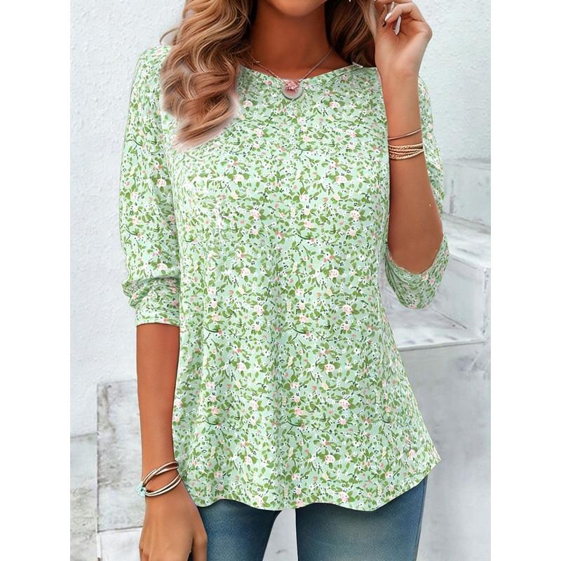 Women s T Shirt Print Floral Graphic Plants Stylish Classic Modern Long Sleeve Crew Neck Regular Tops S
Women s T Shirt Print Floral Graphic Plants Stylish Classic Modern Long Sleeve Crew Neck Regular Tops S
