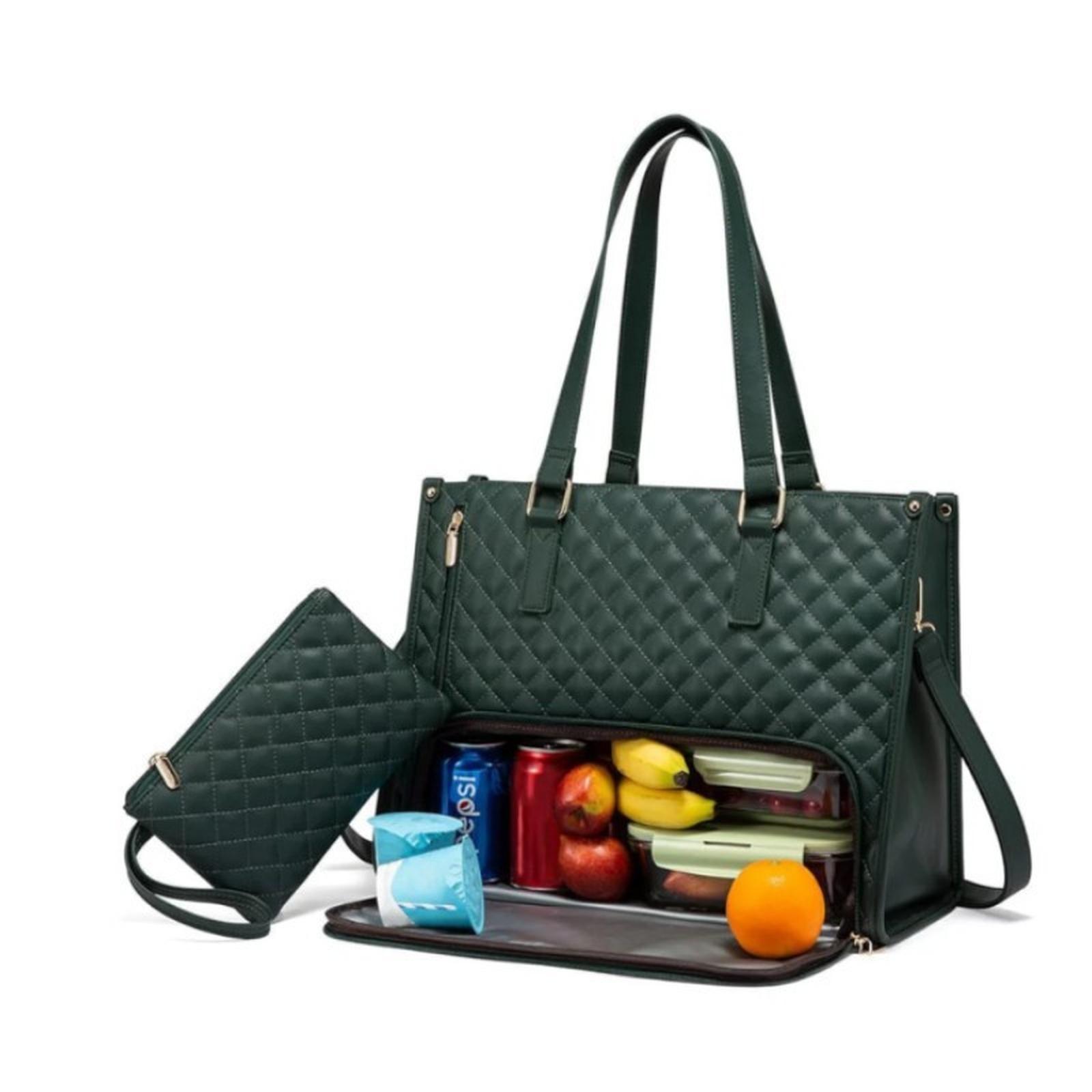 New 2-in-1 Handbag Lunch Bag Combo Bag Tote Bag Women s Insulated Lunch Box Women s Crossbody Computer Bag One Size
New 2-in-1 Handbag Lunch Bag Combo Bag Tote Bag Women s Insulated Lunch Box Women s Crossbody Computer Bag One Size