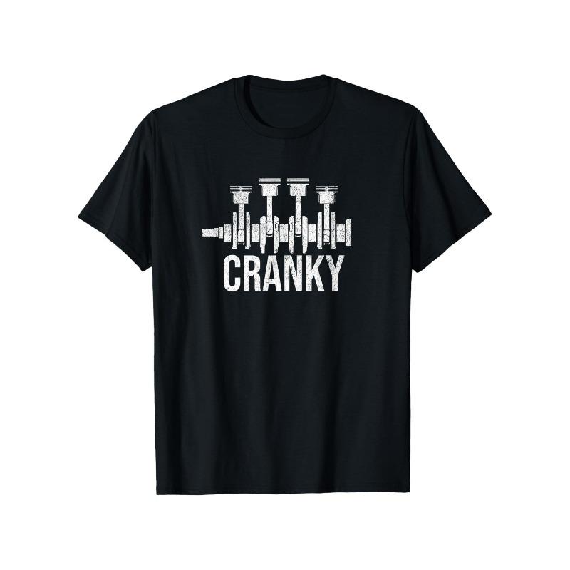 European sizes Men s Heavy-Duty Automotive T-Shirt - Cranky Car Engine & Crankshaft Design with Mechanic Tool Graphics - Black 4XL чорний
European sizes Men s Heavy-Duty Automotive T-Shirt - Cranky Car Engine & Crankshaft Design with Mechanic Tool Graphics - Black 4XL чорний