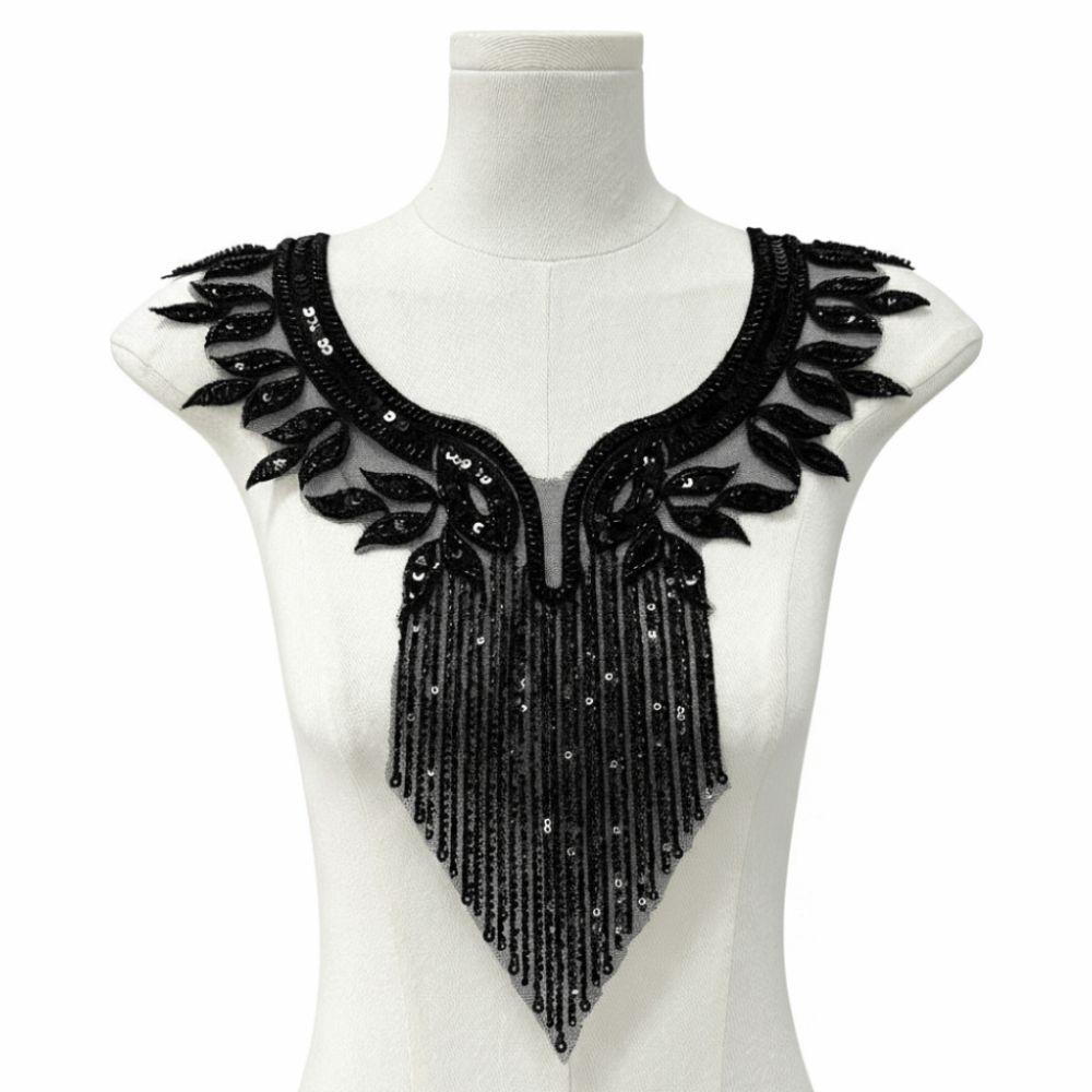 Luxury Beads Applique Delicate Clothing Applique Fashion Applique Patches Apparel Accessories чорний
Luxury Beads Applique Delicate Clothing Applique Fashion Applique Patches Apparel Accessories чорний