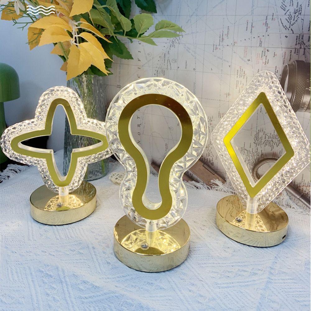 Dimmable LED Atmosphere Lamp Cordless Star Bedside Lamp Portable Crystal Night Light Reading Style 3
Dimmable LED Atmosphere Lamp Cordless Star Bedside Lamp Portable Crystal Night Light Reading Style 3