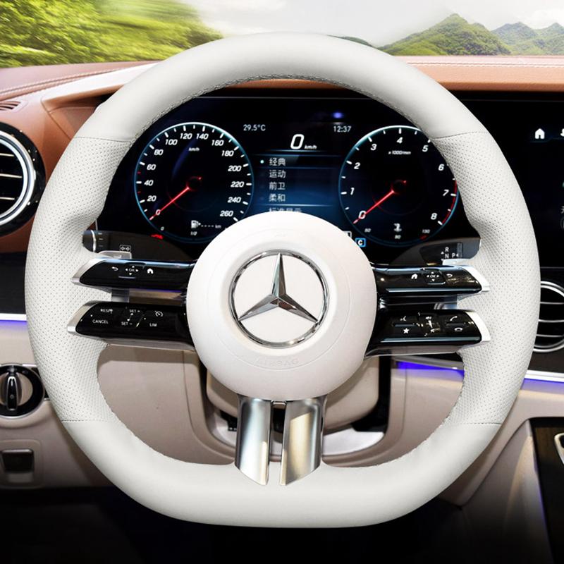 Оплетка рулевого колеса автомобиля на заказ, 100% подходит для Mercedes Benz C-Class W206 E-Class W213 S-Class
Оплетка рулевого колеса автомобиля на заказ, 100% подходит для Mercedes Benz C-Class W206 E-Class W213 S-Class
