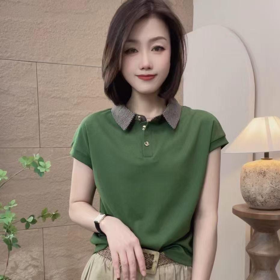 2025 Summer Fashion: Women s Loose Casual Polo Shirt – Belly Covering, Slimming Solid Color with Lapel 5XL
2025 Summer Fashion: Women s Loose Casual Polo Shirt – Belly Covering, Slimming Solid Color with Lapel 5XL