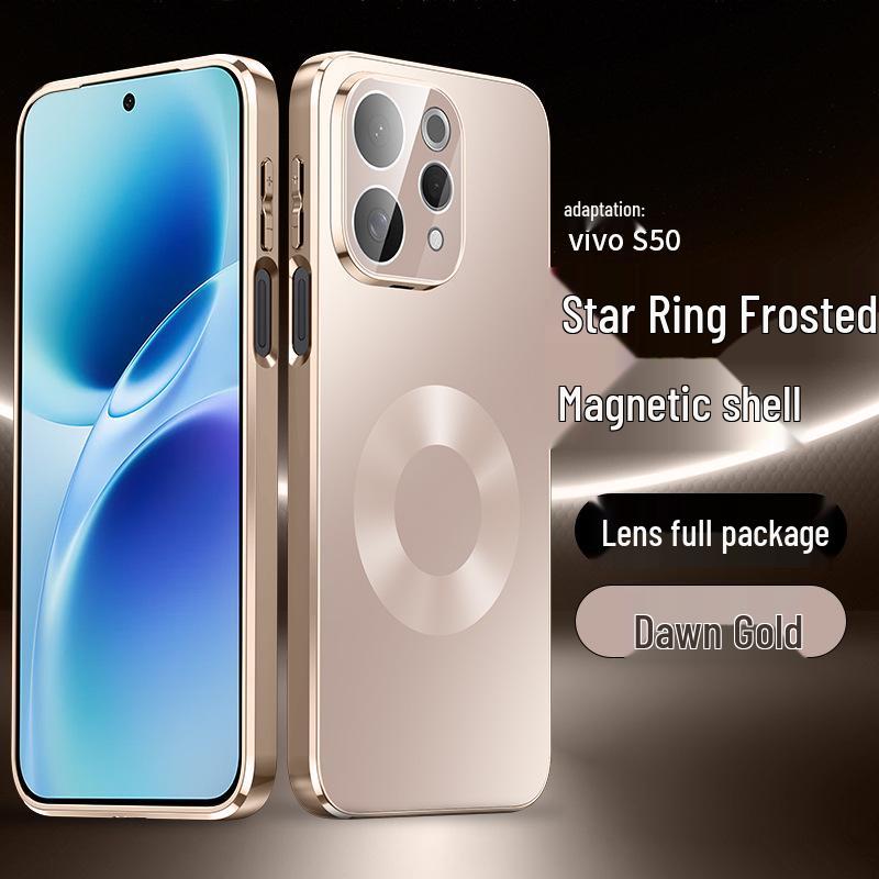 VIVOS50 Phone Case: Star Ring Magnetic Plating, Anti-fall Protective Case for Business Men and Women. S50
VIVOS50 Phone Case: Star Ring Magnetic Plating, Anti-fall Protective Case for Business Men and Women. S50