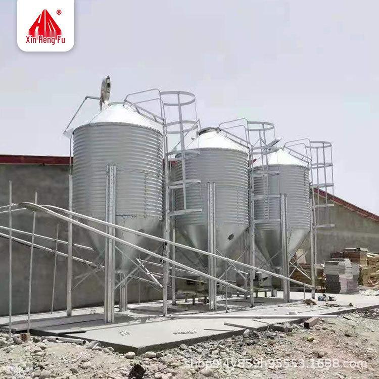 Galvanized Feed Silo for Medium-sized Pig Farm, 10-15 Ton Capacity, Thickened Structure, Automated Farming Equipment
Galvanized Feed Silo for Medium-sized Pig Farm, 10-15 Ton Capacity, Thickened Structure, Automated Farming Equipment