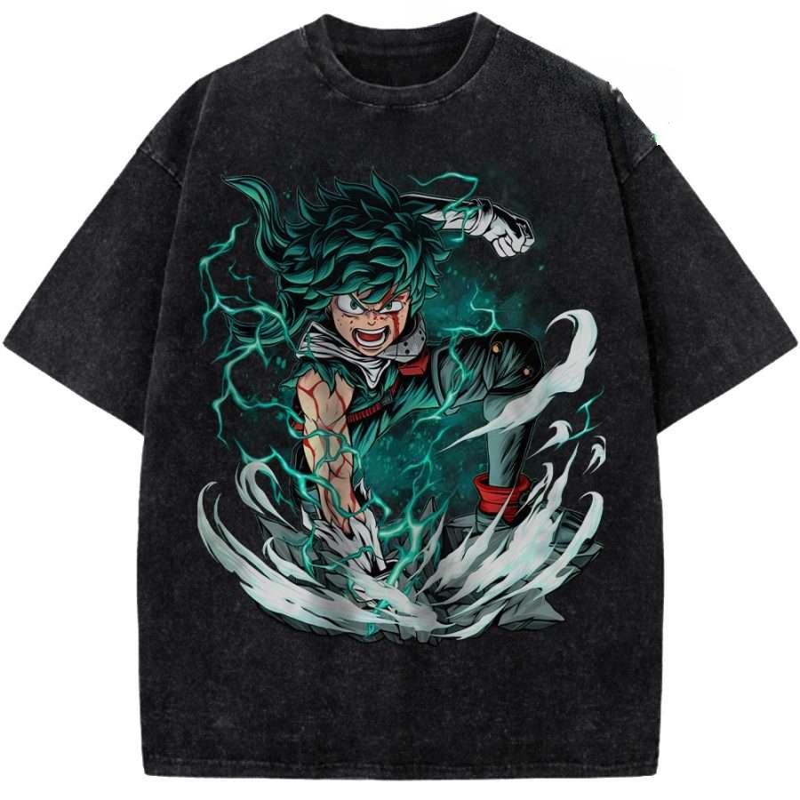 Hot Anime My Hero Academia Midoriya Izuku Print Tshirt Men Short Sleeve Clothing Cotton Tshirt Retro Washed T Shirt Manga Tops S
Hot Anime My Hero Academia Midoriya Izuku Print Tshirt Men Short Sleeve Clothing Cotton Tshirt Retro Washed T Shirt Manga Tops S