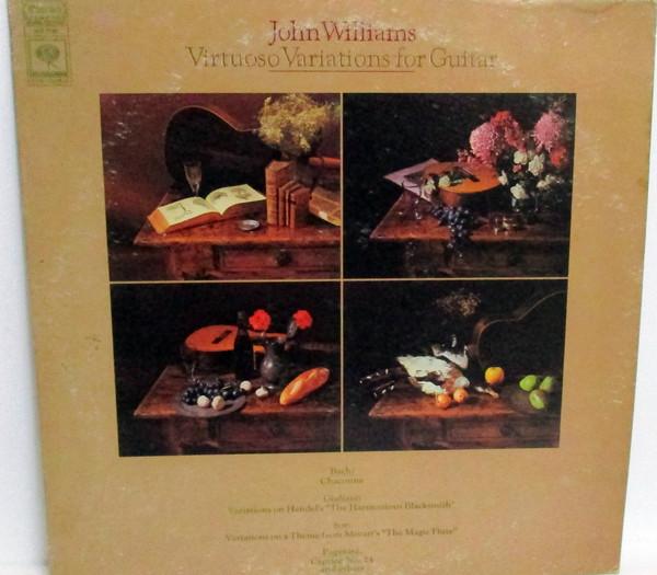 LP Record JOHN WILLIAMS Virtuoso Variations For Guitar MS7195 COLUMBIA MASTE 1972 US Classical Used
LP Record JOHN WILLIAMS Virtuoso Variations For Guitar MS7195 COLUMBIA MASTE 1972 US Classical Used