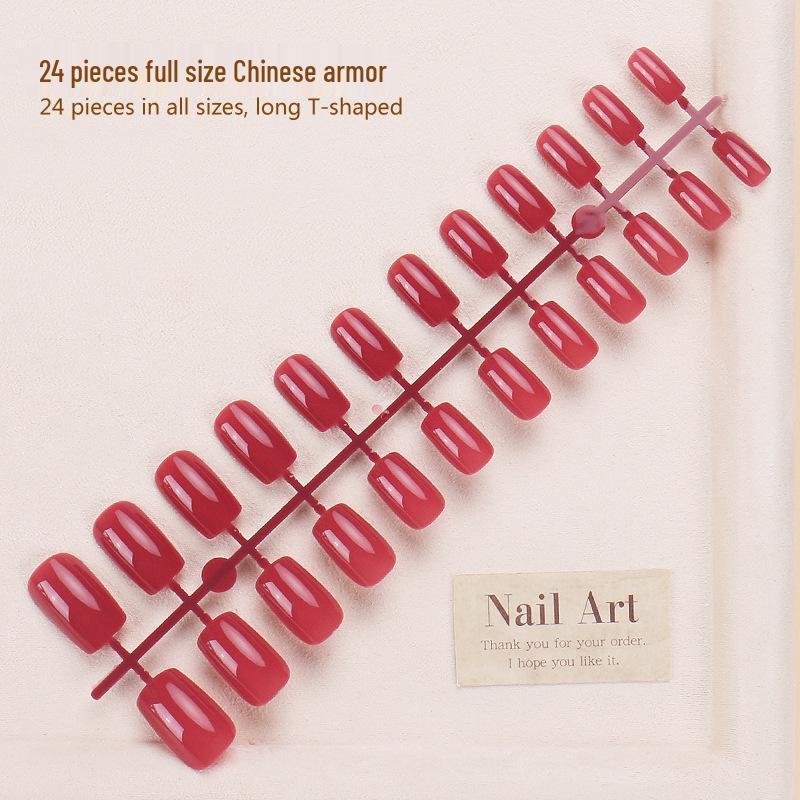 Simplified Purple and Sweet Potato Red Nail Tips – 24-Piece Pre-Made Set
Simplified Purple and Sweet Potato Red Nail Tips – 24-Piece Pre-Made Set