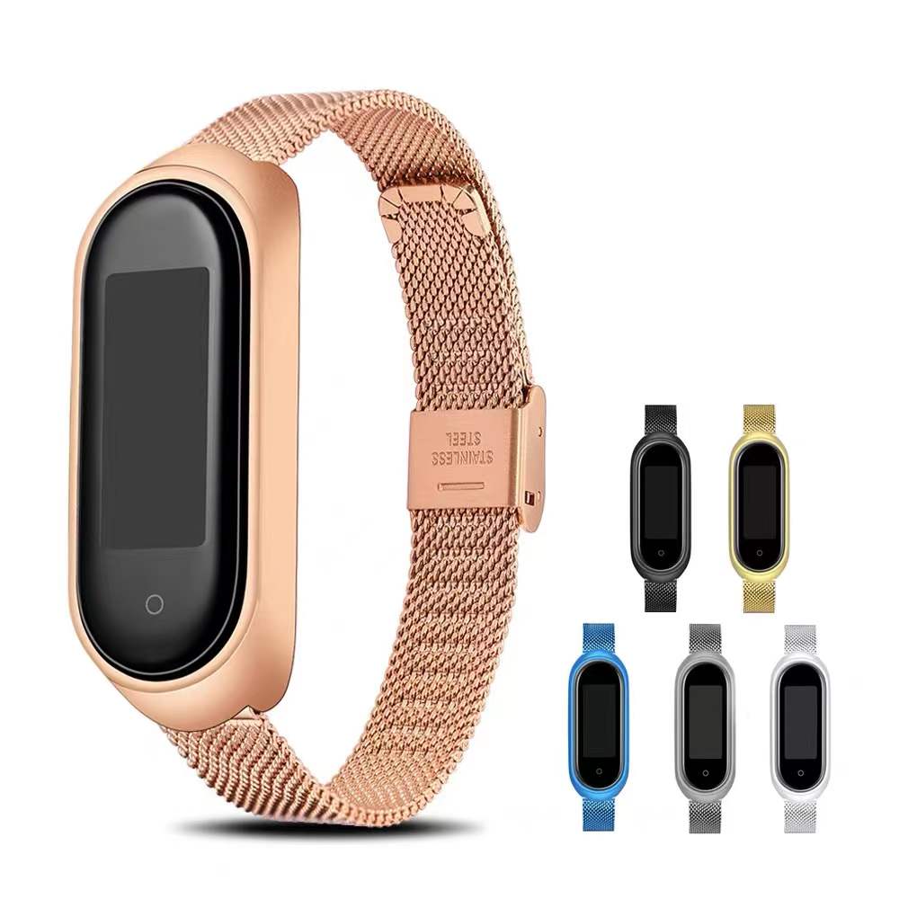 Ремешок для Xiaomi Mi Band 6 5 4 3, металлический браслет из нержавеющей стали для MiBand 6 5, сменный ремешок для часов Xiaomi MI Band 6
Ремешок для Xiaomi Mi Band 6 5 4 3, металлический браслет из нержавеющей стали для MiBand 6 5, сменный ремешок для часов Xiaomi MI Band 6