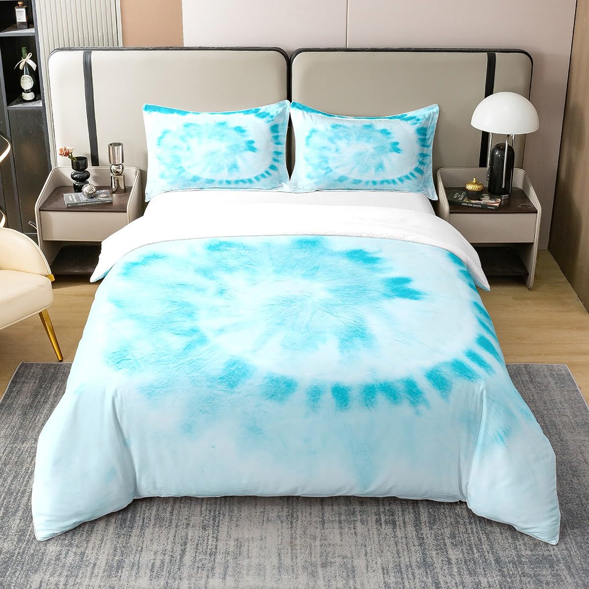 Tie Dye Soft Duvet Cover Set Bohemian Hipie Spiral Printing Quen Beding Sets Ethnic Boho Warm Comforter Cover Sets for Men Women Children Kids 135*200cm Eu-Single
Tie Dye Soft Duvet Cover Set Bohemian Hipie Spiral Printing Quen Beding Sets Ethnic Boho Warm Comforter Cover Sets for Men Women Children Kids 135*200cm Eu-Single