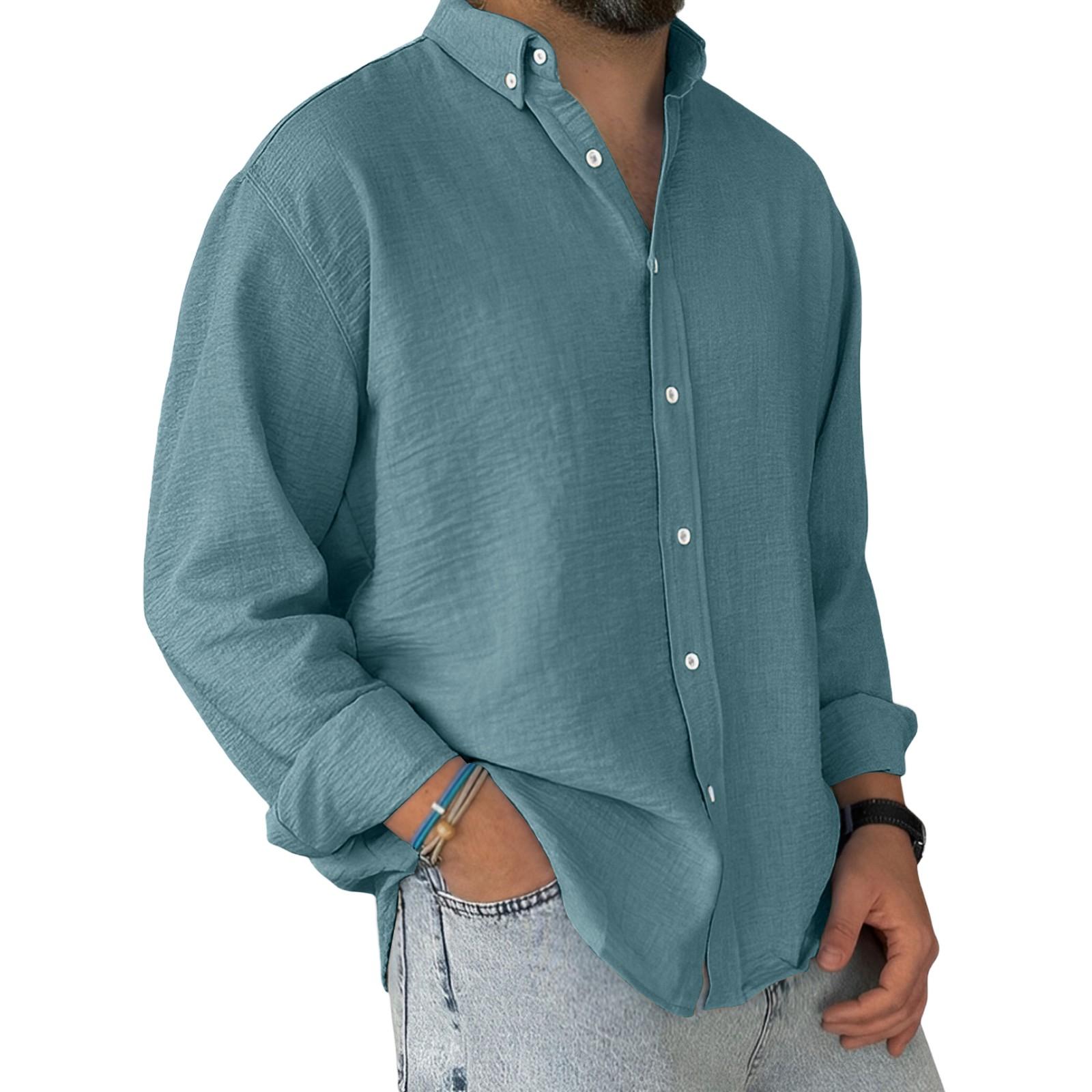 Мужская свободная классическая рубашка с лацканами и несколькими карманами, промышленная рабочая рубашка-топ XXXL
Мужская свободная классическая рубашка с лацканами и несколькими карманами, промышленная рабочая рубашка-топ XXXL