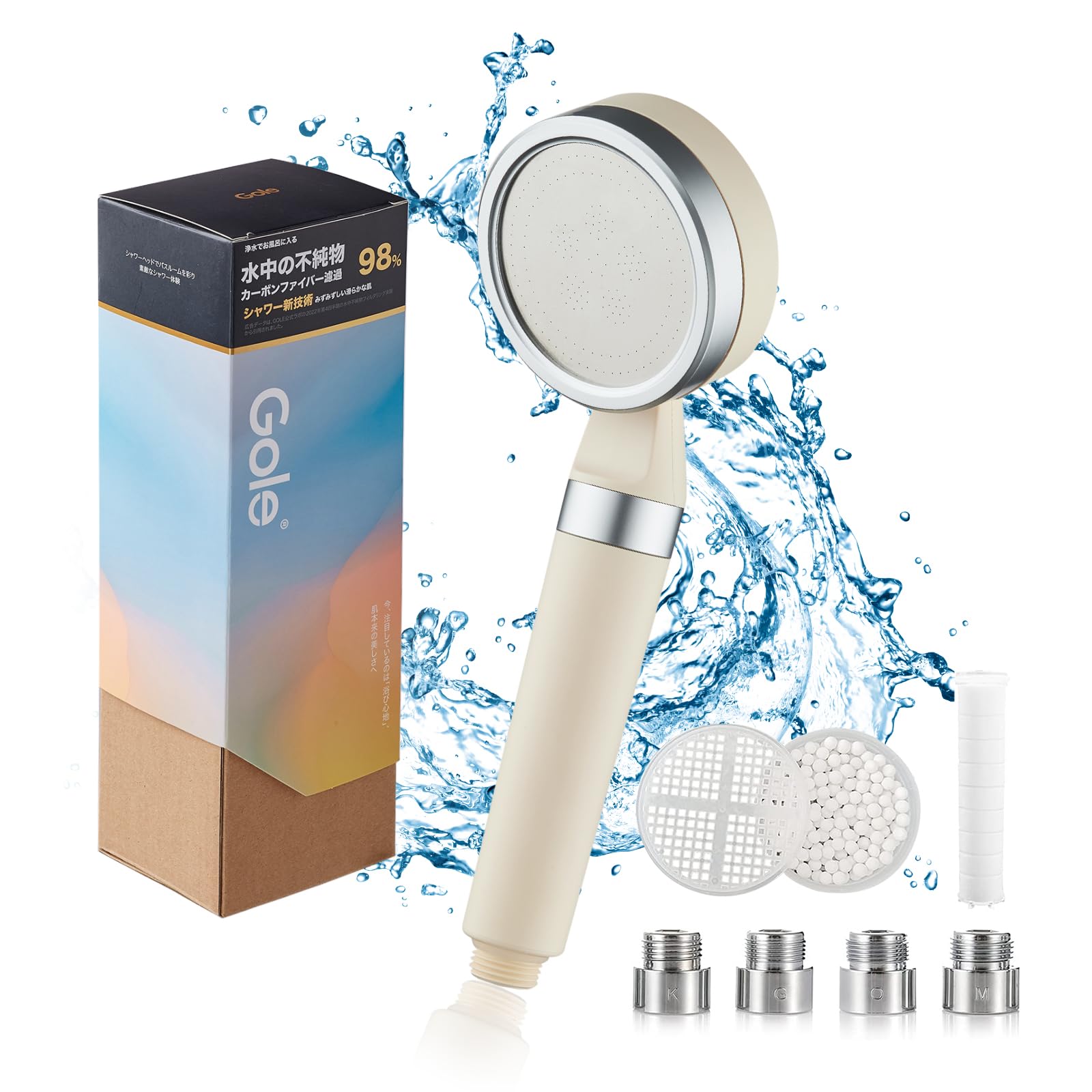 Gole Shower Water Chlorine High Water Purified Ultra Fine Water High Cleaning Beautiful Beautiful Strong Water Pore Dirt Water Leak Disassembly Easy
Gole Shower Water Chlorine High Water Purified Ultra Fine Water High Cleaning Beautiful Beautiful Strong Water Pore Dirt Water Leak Disassembly Easy