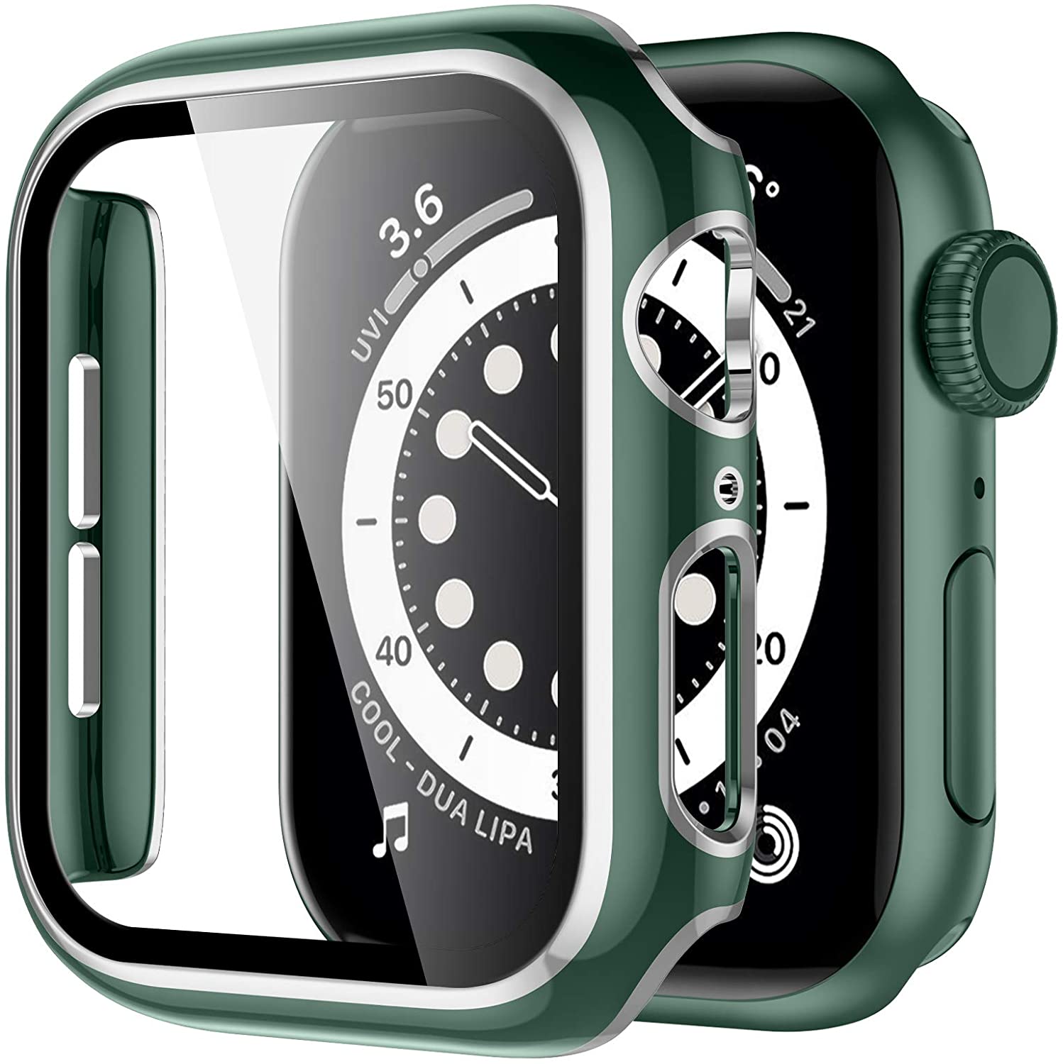 Защитное стекло + Чехол-бампер из ПК для Apple Watch 45мм 44мм 41мм 42мм 40мм 38мм iWatch series 9 8 7 SE 6 5 4 38mm series 321
Защитное стекло + Чехол-бампер из ПК для Apple Watch 45мм 44мм 41мм 42мм 40мм 38мм iWatch series 9 8 7 SE 6 5 4 38mm series 321