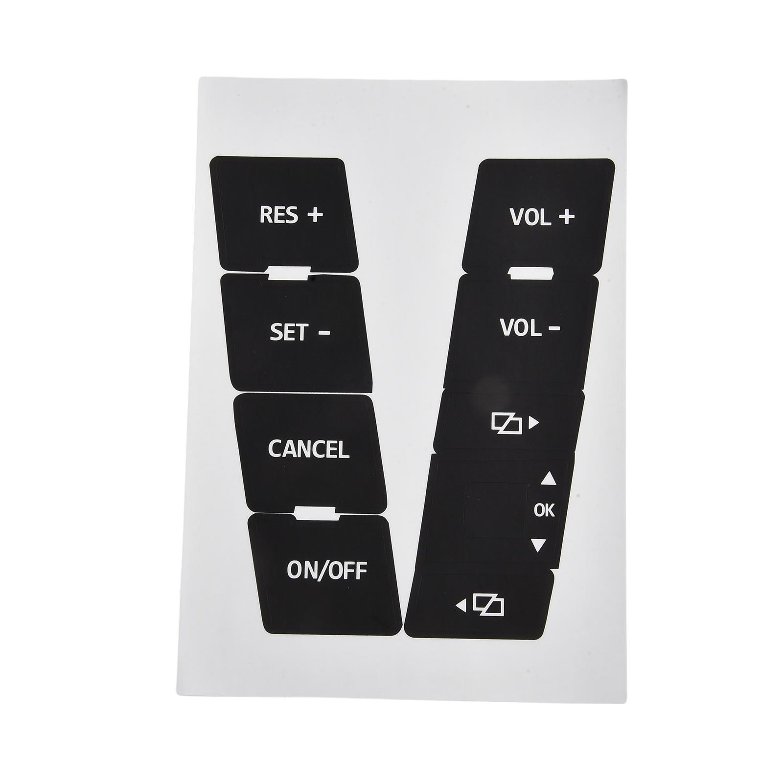 Button Repair Decal Sticker Set for TOUAREG 2004 2009 Radio Navigation Panel Overlay for Push Button Restoration China Mainland
Button Repair Decal Sticker Set for TOUAREG 2004 2009 Radio Navigation Panel Overlay for Push Button Restoration China Mainland