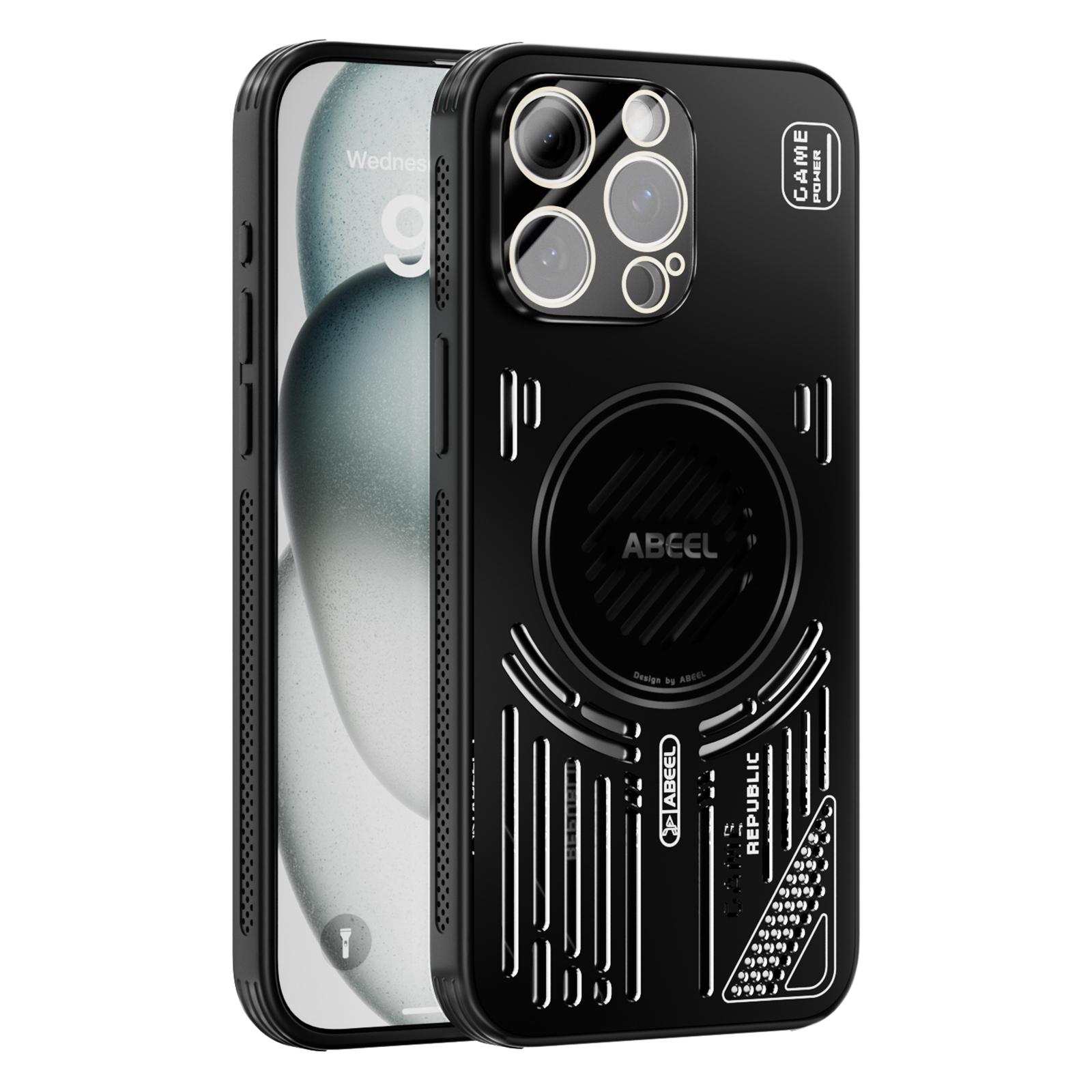 ABEEL For iPhone 13 Pro Max Magnetic Case Aluminium Alloy+PC+TPU Hollow Heat Dissipation Phone Cover Black
ABEEL For iPhone 13 Pro Max Magnetic Case Aluminium Alloy+PC+TPU Hollow Heat Dissipation Phone Cover Black