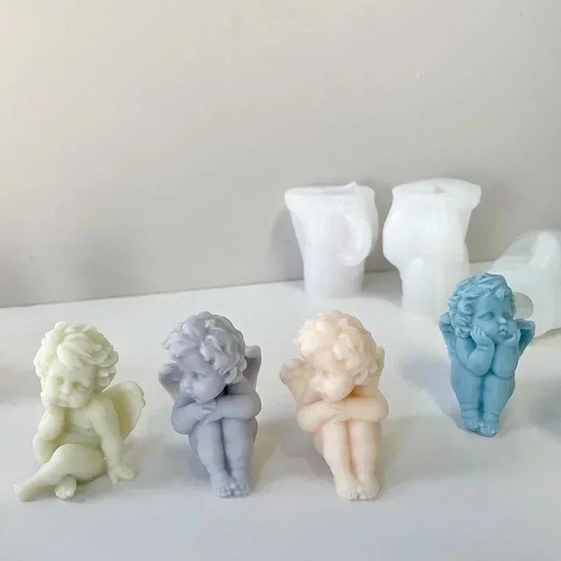 Creative Handmade Molds Angel Silicone Mold Cute Little Girl DIY Chocolate Candy Molds Baking Cake Decor Tool Candle Soap Mould D
Creative Handmade Molds Angel Silicone Mold Cute Little Girl DIY Chocolate Candy Molds Baking Cake Decor Tool Candle Soap Mould D