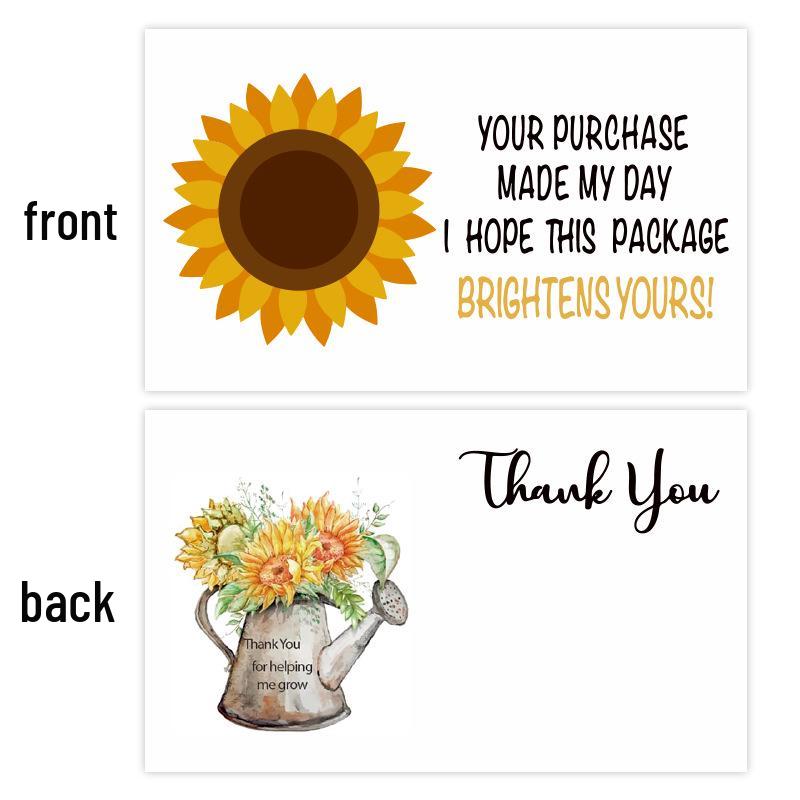 Popular Thank You Greeting Card - Blank Message Blessing, Small Gift Decoration Card 50 cards/pack (9x5.4 cm)
Popular Thank You Greeting Card - Blank Message Blessing, Small Gift Decoration Card 50 cards/pack (9x5.4 cm)
