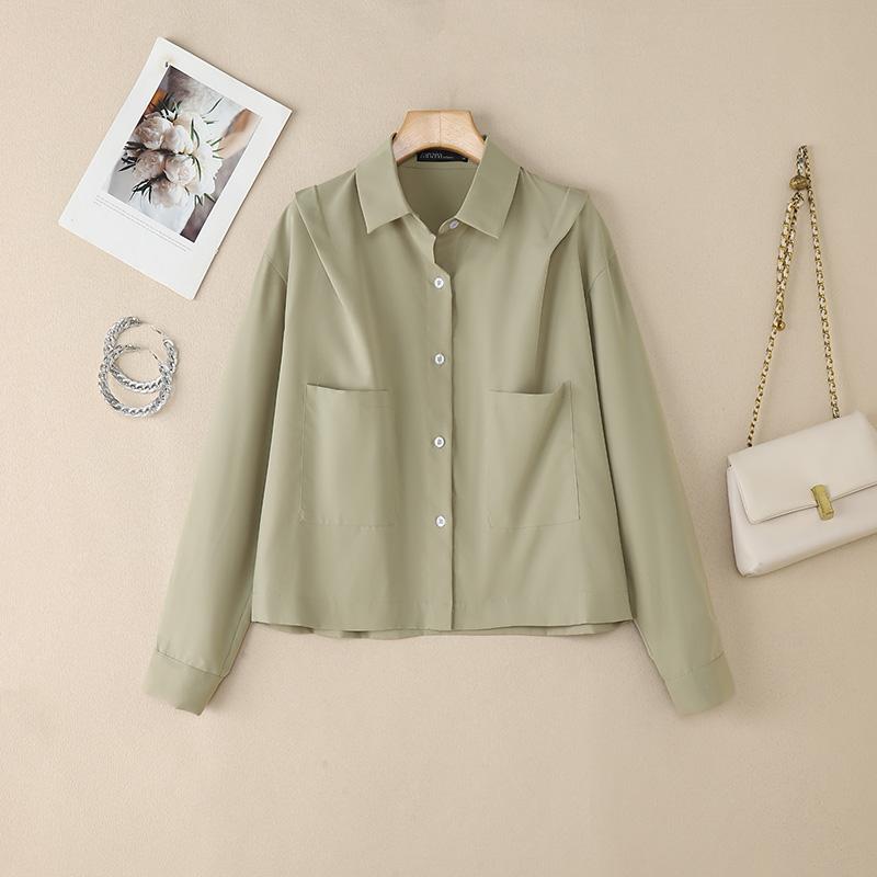 ZANZEA Women Turn Down Collar Solid Color Casual Long Sleeve Blouse XL хакі
ZANZEA Women Turn Down Collar Solid Color Casual Long Sleeve Blouse XL хакі