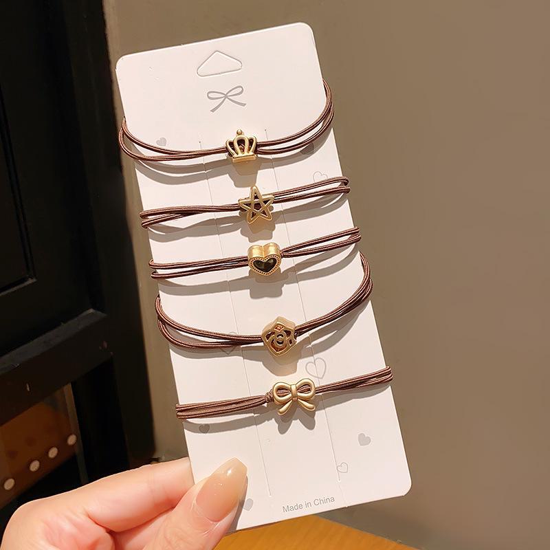 Корейская двухслойная эластичная повязка для волос с цветочным бантом 5 roots коричневый
Корейская двухслойная эластичная повязка для волос с цветочным бантом 5 roots коричневый