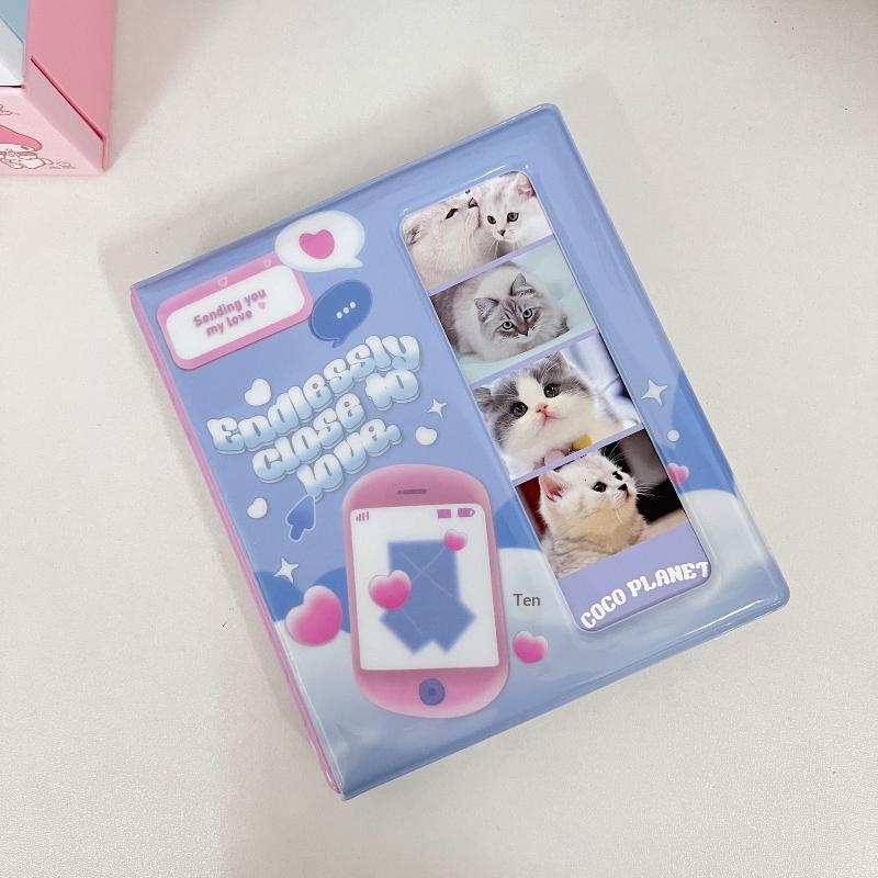 Ins Korean Love Heart Life 4-Grid Album Cute Girls Idol Photo Storage Card Book 3In Card Holder Gifts фиолетовый
Ins Korean Love Heart Life 4-Grid Album Cute Girls Idol Photo Storage Card Book 3In Card Holder Gifts фиолетовый