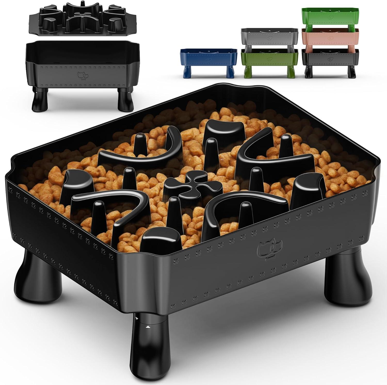 Миска-лабиринт для медленного кормления 2-в-1 - Анти-проглатывание, 2-6 чашек для маленьких/средних собак
Миска-лабиринт для медленного кормления 2-в-1 - Анти-проглатывание, 2-6 чашек для маленьких/средних собак