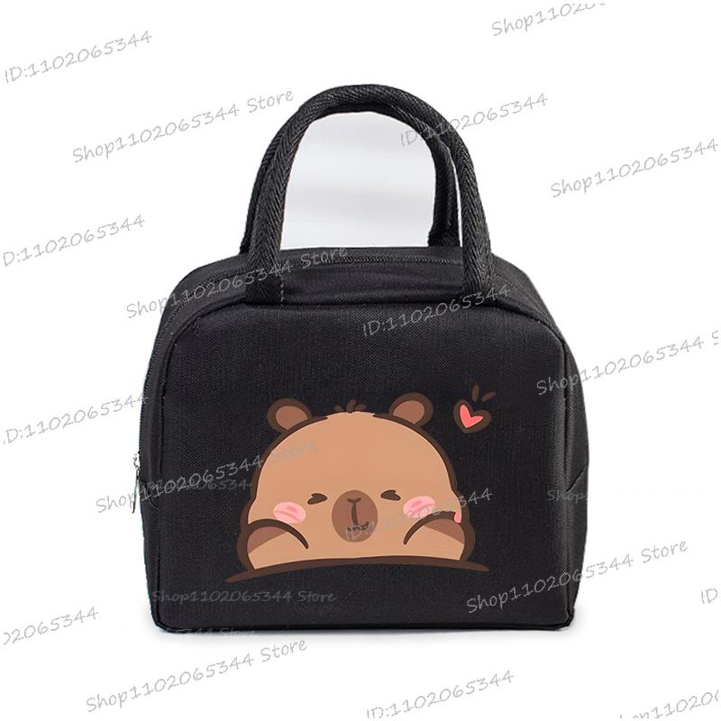 Kawaii Capybara Design Lunch Box Storage Bag Women Cartoon Capybara Print Portable Bento Bags Animal Capybara Lover Lunch Bags
Kawaii Capybara Design Lunch Box Storage Bag Women Cartoon Capybara Print Portable Bento Bags Animal Capybara Lover Lunch Bags