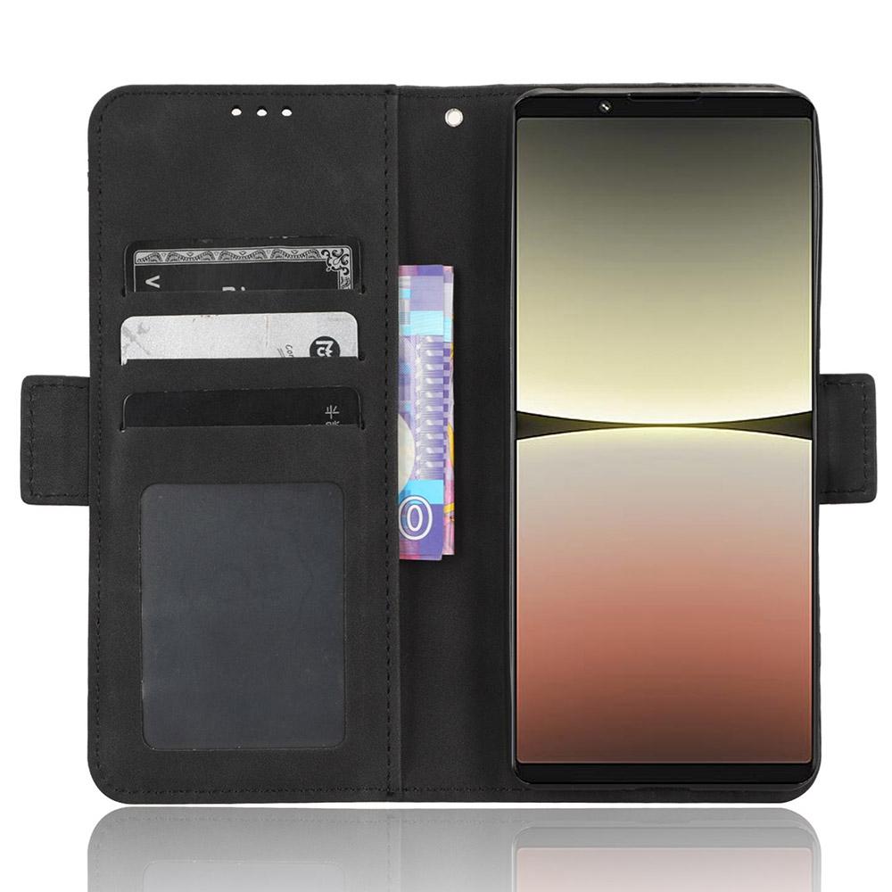 For Sony Xperia 5 IV 5G Foldable Stand Wallet Phone Cover PU Leather Multiple Card Slots Phone Case Black
For Sony Xperia 5 IV 5G Foldable Stand Wallet Phone Cover PU Leather Multiple Card Slots Phone Case Black