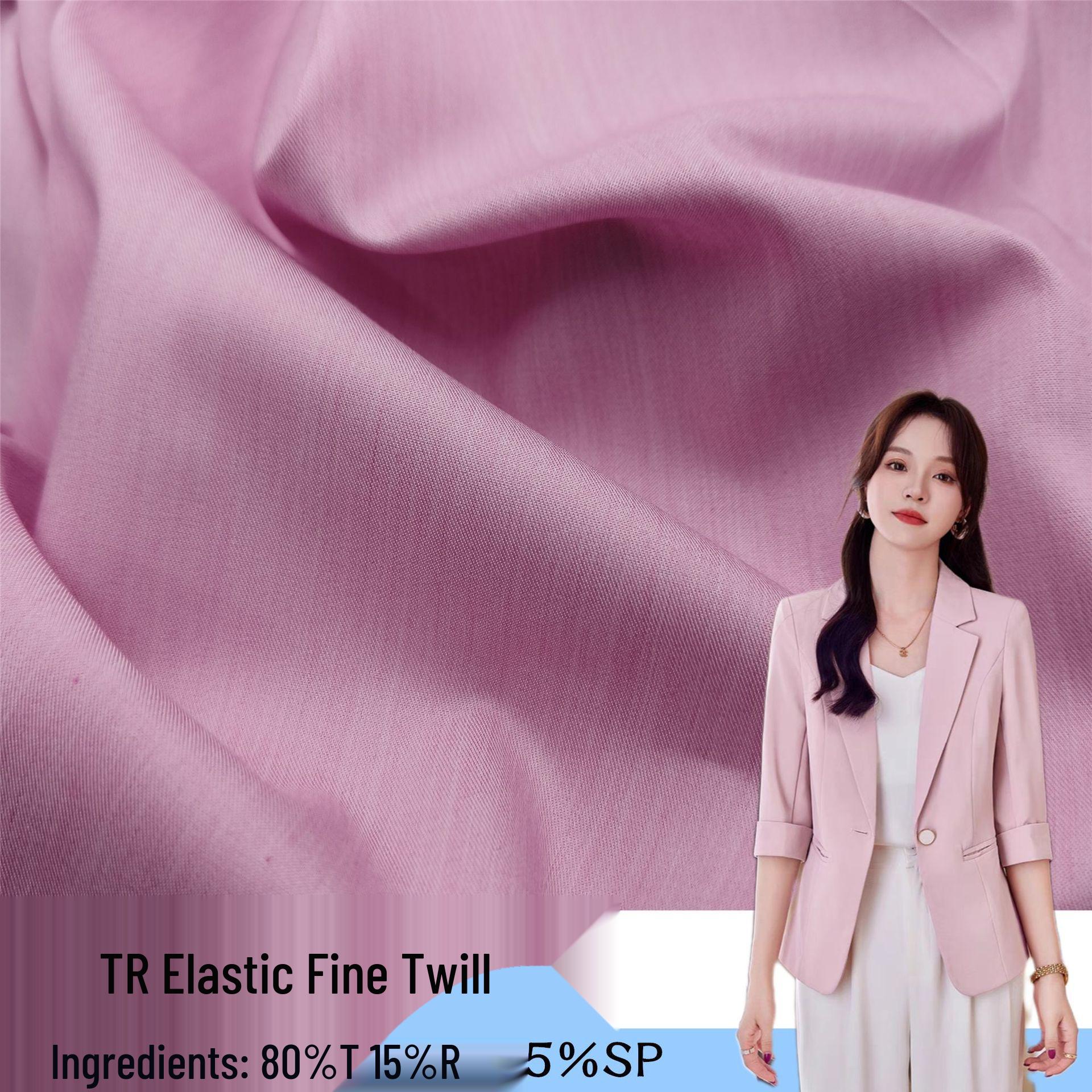 Women s Spring-Summer Fine Twill Stretch Suit Fabric - 160g Workwear Jacket Material
Women s Spring-Summer Fine Twill Stretch Suit Fabric - 160g Workwear Jacket Material